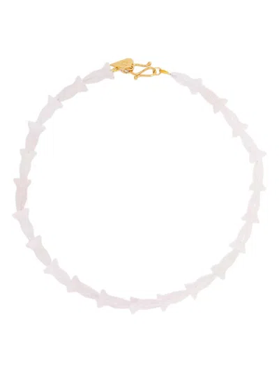 FORTE FORTE FORTE_FORTE FLOWER AND HARD STONES NECKLACE ACCESSORIES