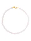 Forte Forte Flower And Hard Stones Necklace In Multicolor
