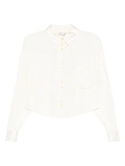 FORTE FORTE FORTE_FORTE FLUID CHIC VELVET BOXY SHIRT CLOTHING