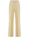 Forte Forte Tailored Stitched Milan Pant In Giallo Chiaro