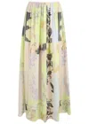 Forte Forte Forte_forte Garden Print Chiffon Midi Skirt In Multicoloured