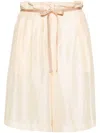 FORTE FORTE FORTE_FORTE HABOTAI SILK BERMUDA SHORTS