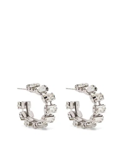 Forte Forte Forte_forte Hoop Earrings With Crystals Accessories
