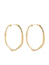 Forte Forte Irregular-design Hoop Earrings In Grey