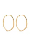 Forte Forte Irregular-design Hoop Earrings In Grey