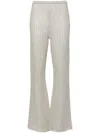 FORTE FORTE FORTE_FORTE IRIS` LINEN OPENWORKED trousers CLOTHING