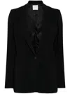 Forte Forte Tailored Single-breasted Blazer In Black