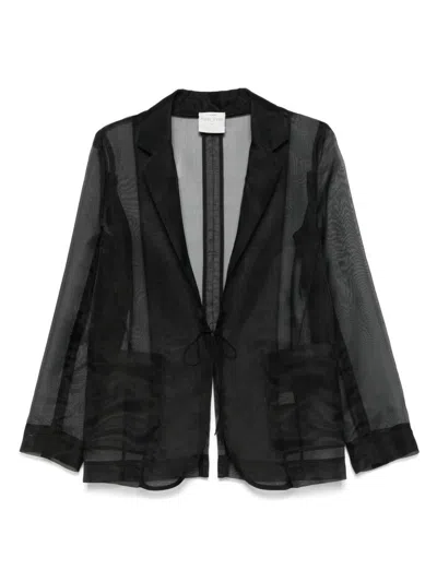 FORTE FORTE FORTE_FORTE SEMI-SHEER 'MY JACKET' BLAZER