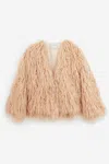 Forte Forte Neutrals Coats - Faux Fur Coats Women In Brown