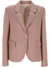 Forte Forte Button Single-breasted Blazer In Brown