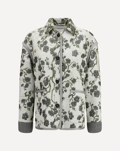 FORTE FORTE FORTE_FORTE LA LUNE EN FLEUR JACQUARD JACKET
