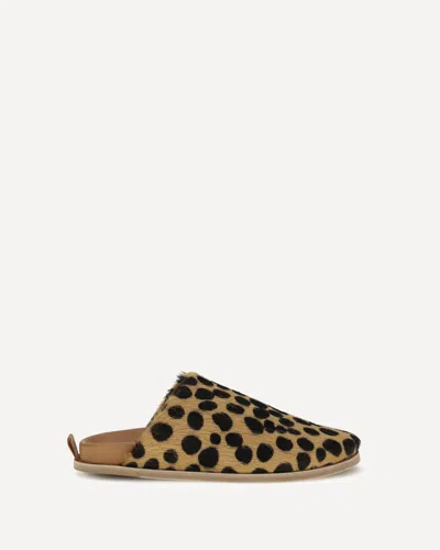 Forte Forte Forte_forte Leopard Ponyhair Mules In Brown