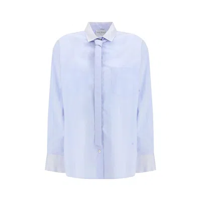 FORTE FORTE FORTE_FORTE LIGHT BLUE COTTON DRESS WOMEN'S SHIRT