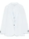 Forte Forte Women Single-breasted Blazer Jacket In Blue