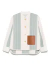 Forte Forte Linen Blend Striped Jacket
