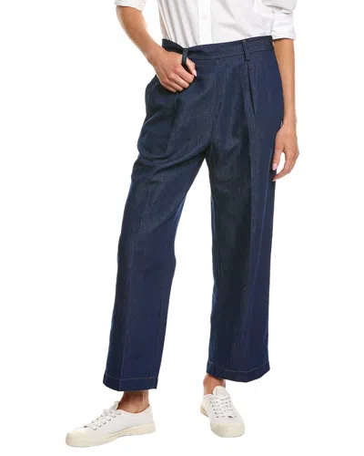 Forte Forte Forte_forte Linen-blend Denim Pant In Blue