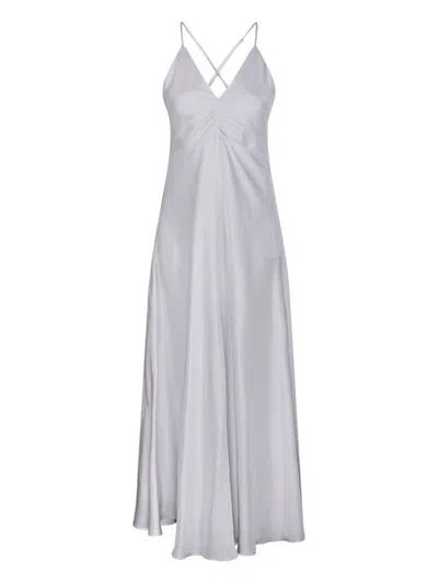 FORTE FORTE FORTE_FORTE LONG SILK SLIP DRESS
