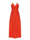 Forte Forte Flowing Silk Maxi Dress With Spaghetti Straps