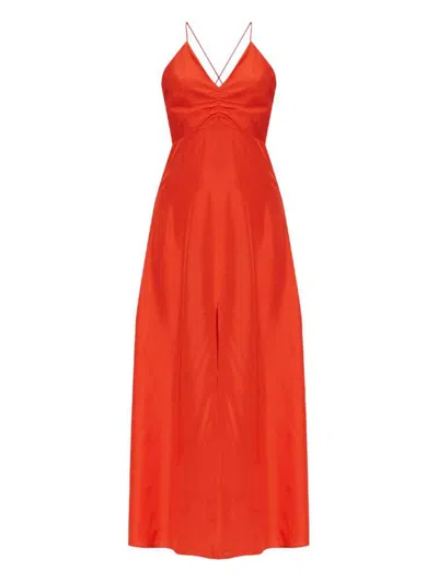 FORTE FORTE FORTE_FORTE LONG SILK SLIP DRESS