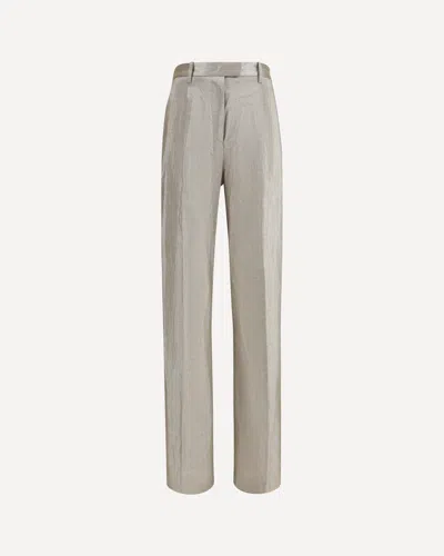 Forte Forte Lurex Pants In Tweed With Micro Sequins And Shimmering Thread In Gray
