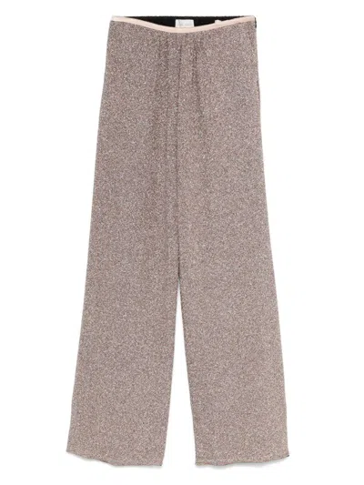FORTE FORTE FORTE_FORTE LUREX WIDE-LEG TROUSERS