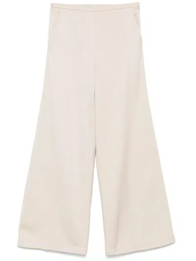Forte Forte Forte_forte Mercerized Cotton Twill Flared Pants Clothing