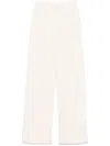 Forte Forte Crepe Palazzo Pants In Beige