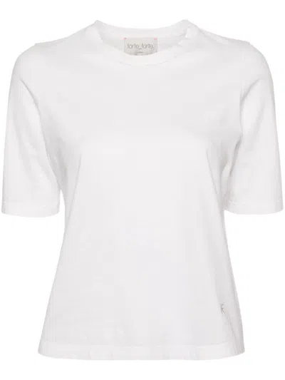 Forte Forte Forte_forte Organic Cotton T-shirt In White