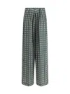 Forte Forte Printed Ecoviscose Satin Relaxed Palazzo Pants