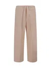Forte Forte Clean Lines Cotton Cropped Trousers