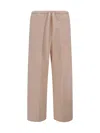 Forte Forte Clean Lines Cotton Cropped Trousers