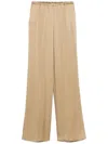 Forte Forte Women Straight Leg Trousers In Beige
