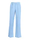 Forte Forte Velvet Corduroy Trousers In Blue