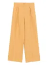 Forte Forte Forte_forte Chic Linen Canvas Darted Pants In Grano