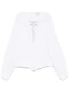 Forte Forte Pearl Decorative Bohemian Shirt In White
