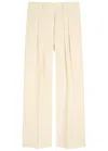 Forte Forte Forte_forte Pleated Woven Trousers In White