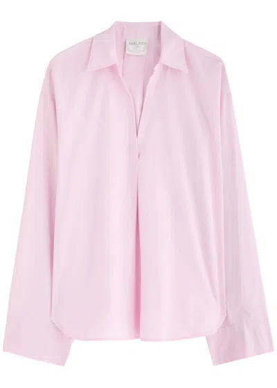 Forte Forte Forte_forte Poplin Polo Shirt In Pink