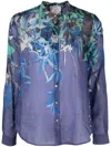 FORTE FORTE FORTE_FORTE PRINTED COTTON AND SILK BLEND SHIRT