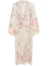 Forte Forte Floral Pattern Sheer Long Sleeve Vest In Multicolour