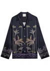 Forte Forte Floral-print Shirt In Blue