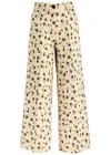 Forte Forte Leopard-print Palazzo Pants In Ivory