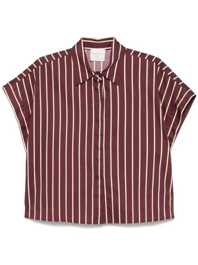 Forte Forte Forte_forte Red And White Striped Cotton Shirt