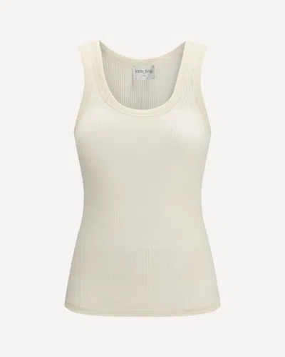 Forte Forte Beige Fleece Wool Top In White