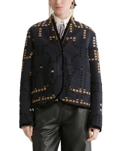 Forte Forte Forte_forte Samarcanda Jacquard Blouson Jacket In Black