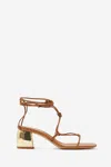 Forte Forte Heel Sandals In Brown