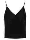 Forte Forte Satin Top In Black