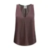 Forte Forte V-neck Vest In Brown
