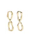 FORTE FORTE FORTE_FORTE SCULPTURE CHAIN EARRINGS ACCESSORIES