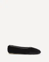 Forte Forte Sheepskin Ballerina Flats In Black