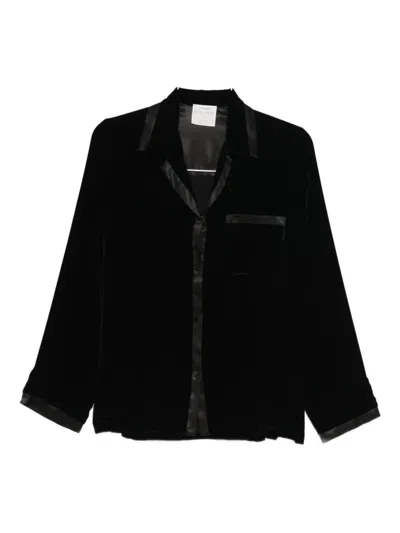 Forte Forte Pocket Trim Shirt In Black